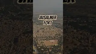 Jaisalmer Fort from above #jaisalmer #rajasthan #travel #india #rajput #history #drone #dronevideo