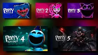 Poppy Playtime Chapter 1 2 3 4 5 Full Gameplay Walkthrough + All Endings