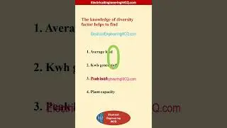 The knowledge of diversity factor helps to find - Electrical Engineering MCQ