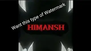 Need a cool watermark click on this #trending #watermark #tutorial #nocopyright #yosho 