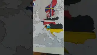 Map of Europe 1867 - Papal States #geography #europe #country #flag #history #1867 #drawing