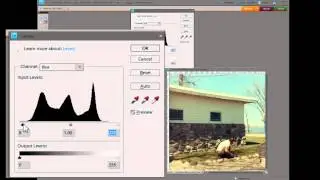 Restore old faded color photos