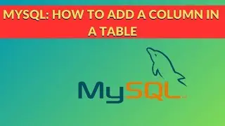 #04 How to Add Column in a MySQL Table