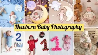 50+ Newborn Baby Photoshoot ideas | 1 Month Baby Photoshoot ideas at Home |One Month Baby Photoshoot
