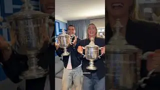 @ArynaSabalenka and Carlos Alcaraz after their US Open titles 🤣🤣