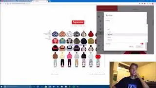 FREE Supreme Bot **Works**  TNF x Supreme T-Shirt copped!!!!!!!!