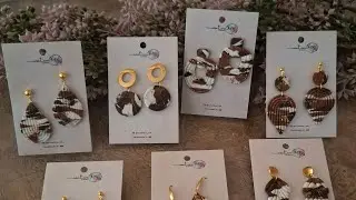 How to make polymer clay earrings? DIY step by step #earrings #diy #limitedcreaation #handmade 