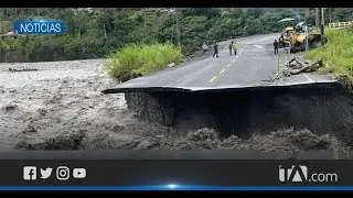 Desbordamiento del r&iacute;o Upano deja inhabilitada carretera