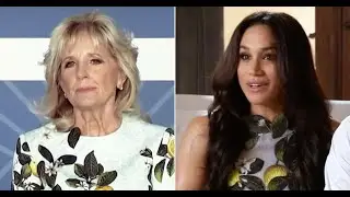 Jill Biden Channels Meghan Markle for International Women&rsquo;s Day in a Lemon-Print Dress, Right After