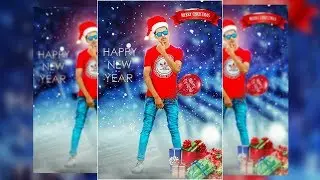 Merry Christmas Special Photo Editing 2019 |Advance Merry Christmas Photo Editing in Picsart