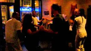 Salsa Dance Demo at BYO Gallery / Lounge - August 15th, 2010.avi