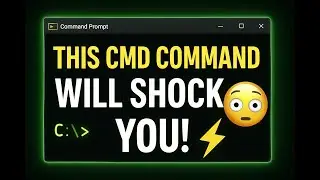 ⚡ This CMD Command Will Shock You! 💻🤯 | Hidden Windows Trick #shorts