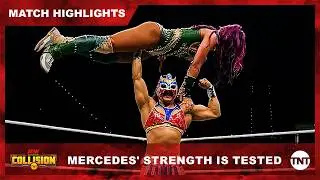 Mercedes Mon&eacute; Battles the Strength of Olympia [CLIP] | AEW Collision | TNT
