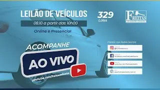 AO VIVO - Leil&atilde;o Online de Ve&iacute;culos - Freitas Leiloeiro 08/10/2025