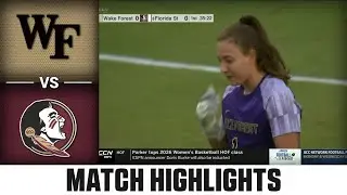 Wake Forest vs. Florida State Match Highlights | 2025 ACC Women's Soccer
