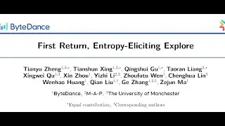 First Return, Entropy-Eliciting Explore