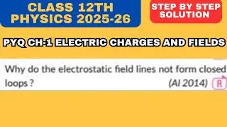 Why do the electrostatic field lines not form closed loops?