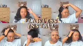 FLAWLESS INSTALL | Frontal wig install For BEGINNERS | 20 INCH | BLY HAIR ✨