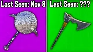 10 PICKAXES BECOMING RARE IN SEASON 9! (Fortnite Rarest Harvesting Tools)