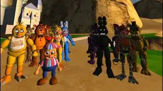 WITHERED ANIMATRONICS VS UNWITHERED ANIMATRONICS