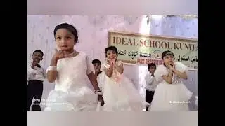 A light entertainment programme was presented by the Ideal English Medium Nursery School Students.
