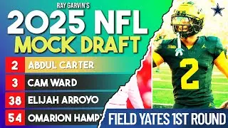 2025 NFL Mock Draft Field Yates&rsquo; 1st Round Review & Adding Round 2!! | #NFLDraft2025