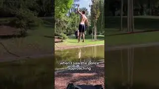 EXTREME BALANCE CHALLENGE over water ended with police 🚨