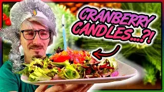 WORST FOOD EVER!!!! Making Cranberry Candle Salad (Vintage Christmas Recipes)