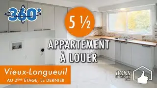 Appartement &agrave; louer - Visite virtuelle - Apartment Tour - Vieux-Longueuil 5 1/2