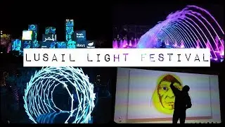 Light Me Lusail - Fountain Laser & Light Shows | Lusail International Light Festival 2018