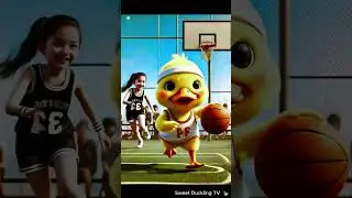 duck basketball king | Funny Duck Shorts | #CuteDuck #DuckShorts #DuckAnimation