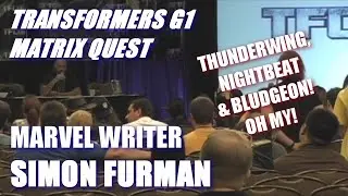 Transformers G1 Writer Simon Furman on Matrix Quest Storyline, Thunderwing, Nightbeat & Bludgeon.