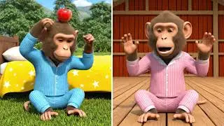 Five Little Monkeys Jumping On Bed - Nursery Rhymes | Fun Kids Songs