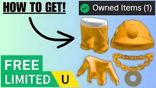 Free Gold; Necklace, Sweater, Pants & Miner Crown UGC Limiteds