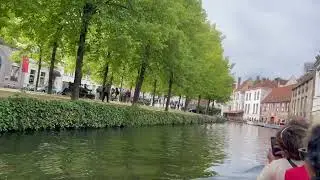 Bruges ,Belgium- Canal boat trip #travelvlog #greatexperience #placenice to see#europe #nicespot