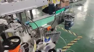 Square bottle 4 sides labeling machine