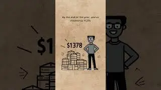 How the 52-Week Savings Challenge Grows into $1,378 #shorts