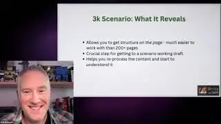 From Draft to Structure: The Scenario Method for Novel Revision