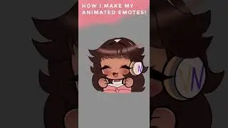 How I make my Animated Emotes #animation #vtuber #twitch #freelancer