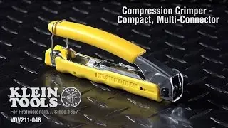 Compression Crimper - Compact, Multi-Connector