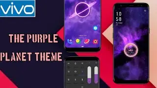 Purple planet theme for all vivo mobile | vivo themes | vivo tema | theme vivo | vivo theme
