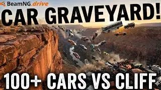 Cars vs Cliff Drops - BeamNG.Drive #crashdrive #automobile #beamngdrive 