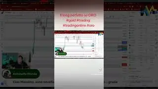 The perfect long on GOLD #gold #trading #tradingonline #gold