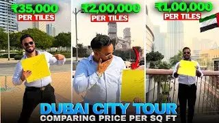 Dubai Real Estate Price Comparison 2025 | ₹100 Tile Experiment Across Dubai