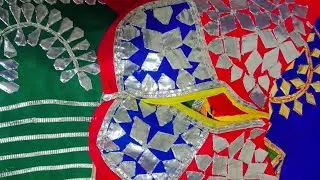 Handcrafted Aangi Blouse Design | Handmade gotapati Aangi@spfashion #handcraft #gotapatiwork #blouse