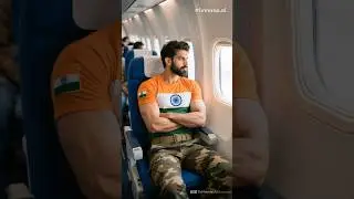 In Indian soldier saved the airplane from breaking apart in mid-air ✈️ #ai #army #aeroplane