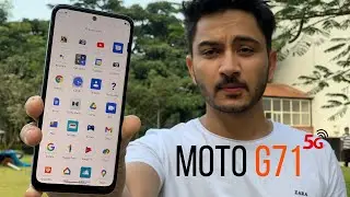 moto G71 5G First Impressions⚡Snapdragon 695, AMOLED Screen, 50MP Camera | Best 5G Phone Under 20k?