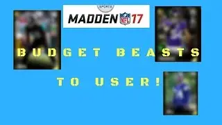 MADDEN 17- BEST LINEBACKERS TO USER! BUDGET CARDS! MUT 17  ULTIMATE TEAM
