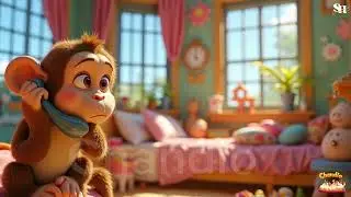 Five Little Monkeys Urdu | Panch Chotay Bandar wala poem | Bachon ki monkey song | chandio | Poem