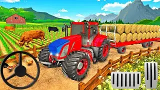 Real Tractor Driving Simulator - Farming Simulator - New Android Gameplay